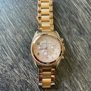 Oversized Blair Pavé Gold-Tone Watch Michael Kors | Accessories | Michael Kors Blair Watch | Poshmark main image 4